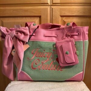 Juicy Couture Retro strawberry Tote